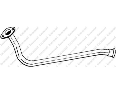 Exhaust Pipe 787-841 Bosal, Image 2
