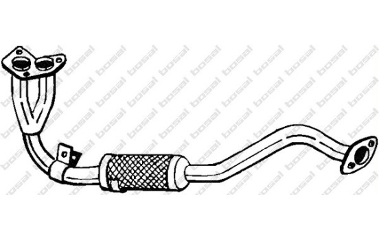 Exhaust Pipe 787-893 Bosal