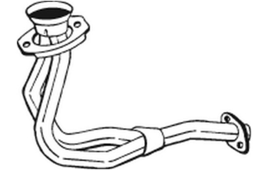 Exhaust Pipe 788-283 Bosal, Image 2