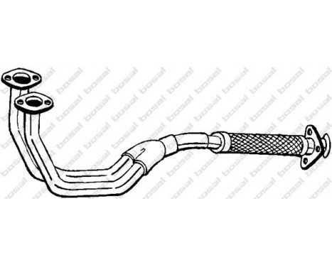 Exhaust Pipe 789-229 Bosal