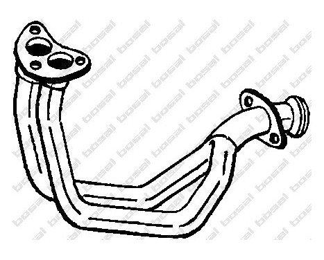 Exhaust Pipe 789-785 Bosal