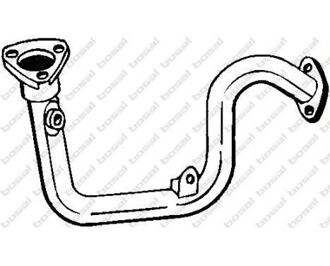 Exhaust Pipe 791-015 Bosal