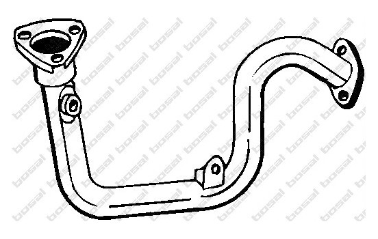 Exhaust Pipe 791-015 Bosal