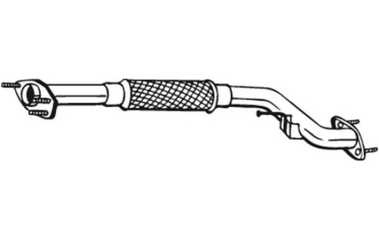 Exhaust Pipe 800-063 Bosal, Image 2