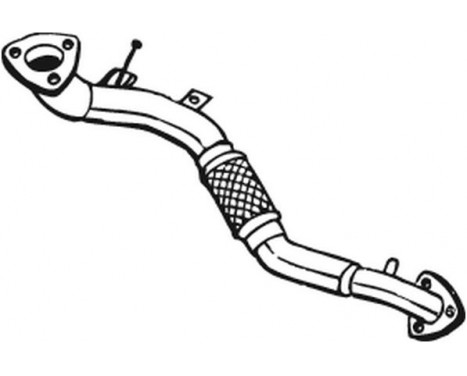 Exhaust Pipe 801-123 Bosal, Image 2