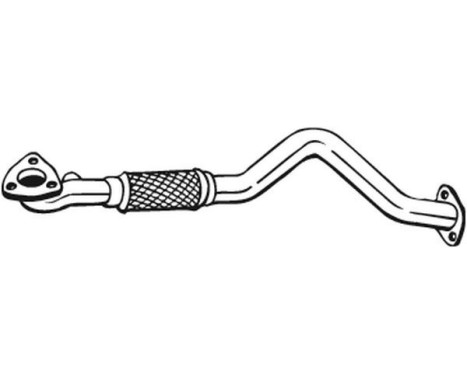 Exhaust Pipe 801-217 Bosal, Image 2