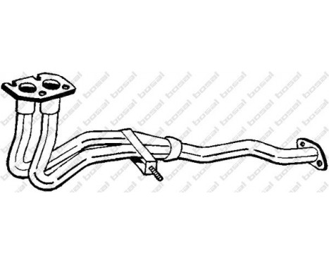Exhaust Pipe 802-433 Bosal, Image 2
