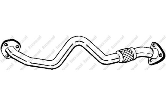 Exhaust Pipe 802-457 Bosal