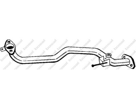 Exhaust Pipe 803-077 Bosal