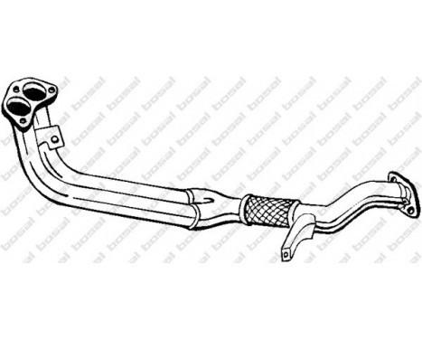 Exhaust Pipe 823-143 Bosal
