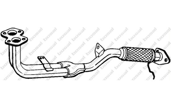 Exhaust Pipe 823-431 Bosal