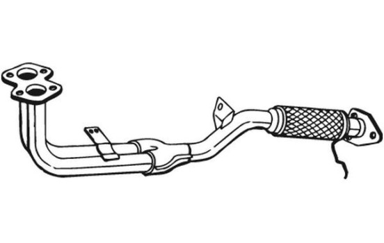 Exhaust Pipe 823-431 Bosal, Image 2