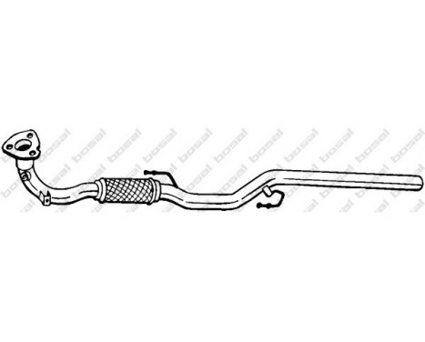 Exhaust Pipe 823-633 Bosal