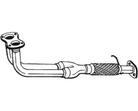 Exhaust Pipe 823-829 Bosal, Image 2