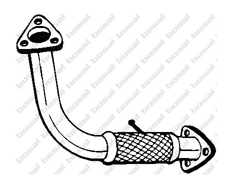 Exhaust Pipe 823-831 Bosal