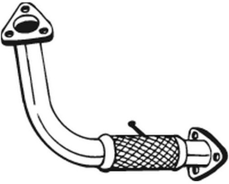 Exhaust Pipe 823-831 Bosal, Image 2