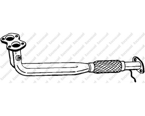 Exhaust Pipe 823-833 Bosal