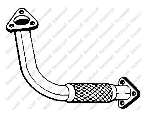 Exhaust Pipe 823-845 Bosal