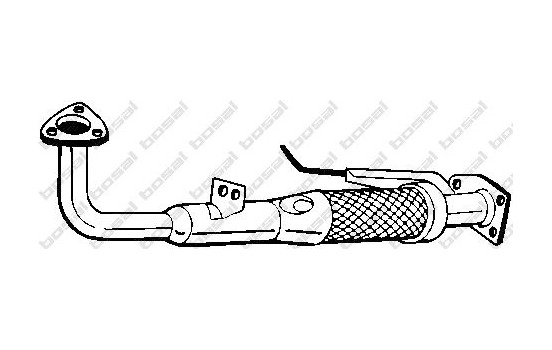 Exhaust Pipe 823-853 Bosal, Image 2
