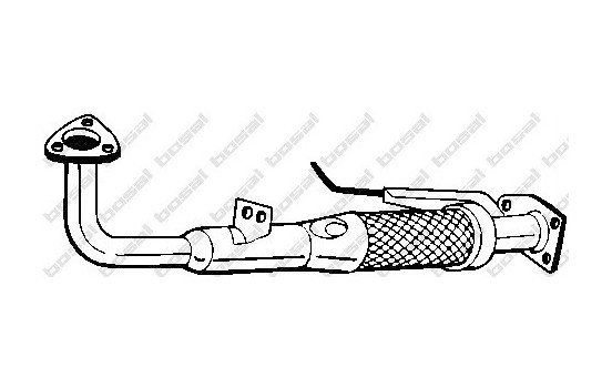 Exhaust Pipe 823-853 Bosal
