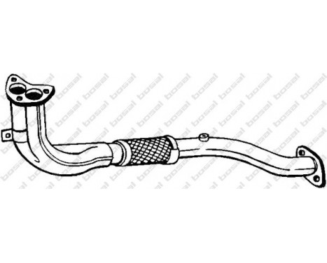 Exhaust Pipe 823-909 Bosal