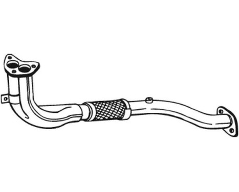 Exhaust Pipe 823-909 Bosal, Image 2