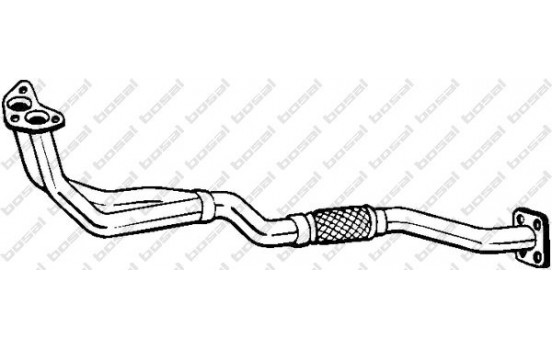 Exhaust pipe 823-945 Bosal