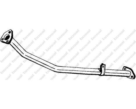 Exhaust pipe 826-003 Bosal