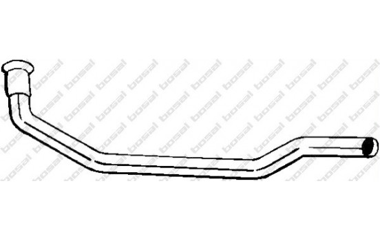 Exhaust pipe 830-633 Bosal
