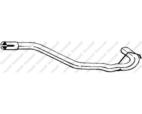 Exhaust Pipe 833-493 Bosal