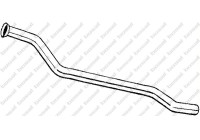 Exhaust pipe 834-785 Bosal