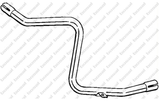 Exhaust Pipe 834-925 Bosal