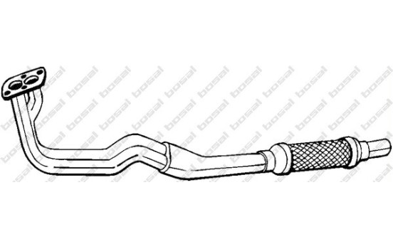 Exhaust Pipe 835-307 Bosal