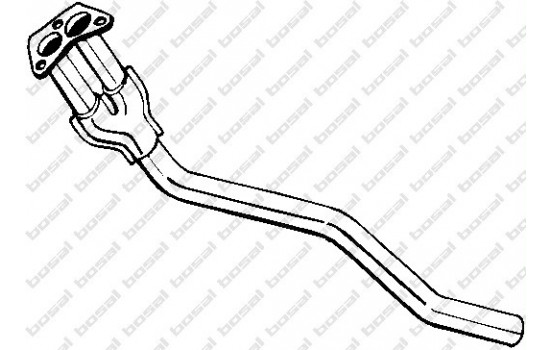 Exhaust pipe 835-785 Bosal