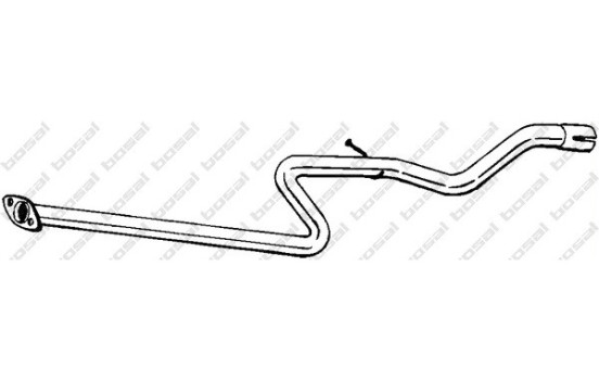 Exhaust Pipe 836-047 Bosal