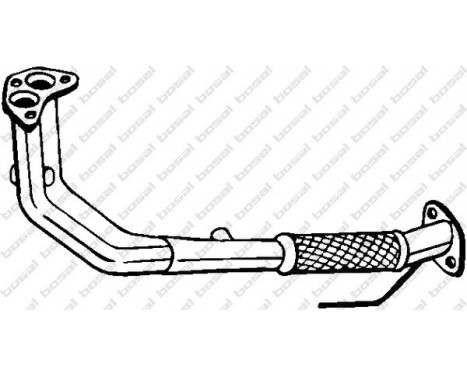 Exhaust Pipe 836-277 Bosal