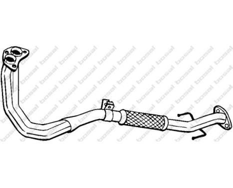 Exhaust Pipe 836-803 Bosal, Image 2