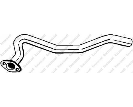 Exhaust Pipe 837-053 Bosal, Image 2