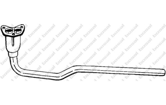 Exhaust Pipe 837-291 Bosal, Image 2