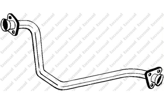 Exhaust Pipe 838-117 Bosal