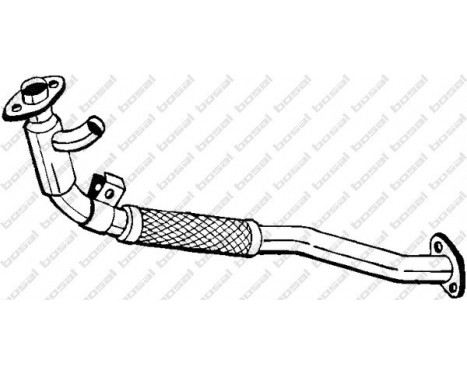 Exhaust Pipe 838-123 Bosal