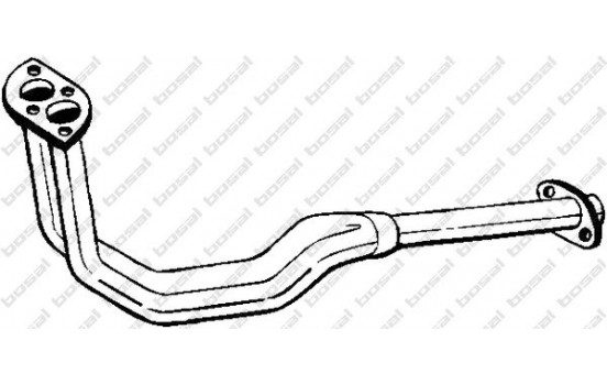 Exhaust pipe 838-135 Bosal
