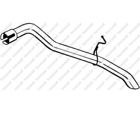 Exhaust Pipe 840-173 Bosal