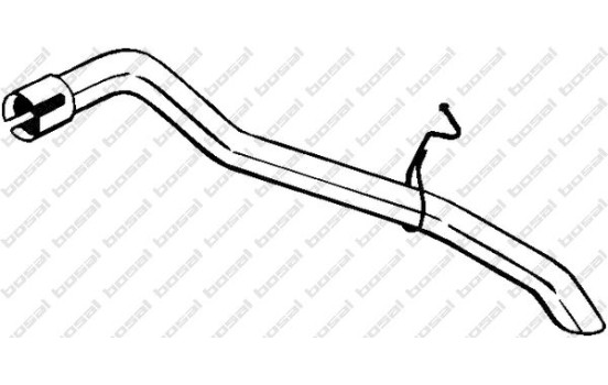 Exhaust Pipe 840-173 Bosal