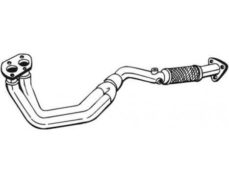 Exhaust Pipe 840-219 Bosal, Image 2