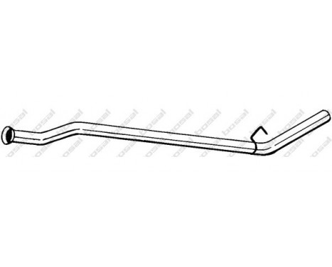 Exhaust Pipe 841-319 Bosal