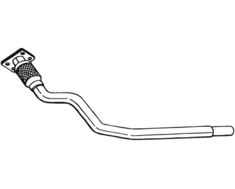 Exhaust Pipe 841-689 Bosal, Image 2