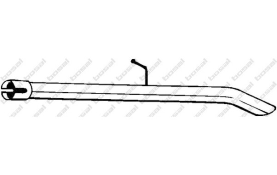 Exhaust Pipe 850-067 Bosal