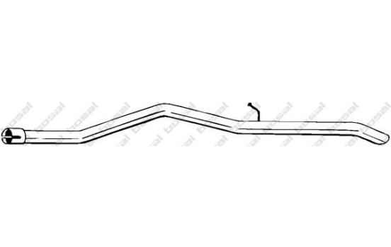 Exhaust Pipe 851-157 Bosal