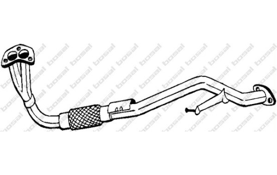 Exhaust Pipe 853-361 Bosal